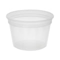 Pactiv Evergreen Newspring DELItainer Microwavable Container, 16 oz, 4.55 x 4.55 x 3.05, Natural, Plastic, 480/Carton