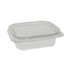 Pactiv Evergreen EarthChoice Tamper Evident Recycled Hinged Lid Deli Container, 8 oz, 5.38 x 4.5 x 1.5, Clear, Plastic, 320/Carton