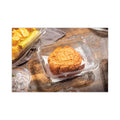 Pactiv Evergreen EarthChoice Tamper Evident Recycled Hinged Lid Deli Container, 16 oz, 5.38 x 4.5 x 2.63, Clear, Plastic, 304/Carton