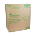 Pactiv Evergreen EarthChoice Tamper Evident Recycled Hinged Lid Deli Container, 16 oz, 7.25 x 6.38 x 1, Clear, Plastic, 240/Carton