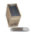 Pactiv Evergreen Aluminum Steam Table Pan Lid, Fits One-Third Size Pan, 6.19 x 12.31 x 0.5, 200/Carton