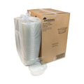 Pactiv Evergreen EarthChoice Recycled PET Hinged Container, 48 oz, 8.88 x 7.25 x 2.94, Clear, Plastic, 190/Carton