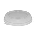 Pactiv Evergreen ClearView Dome-Style Lid with Tabs, Fluted, 8.88 x 8.88 x 0.75, Clear, Plastic, 504/Carton