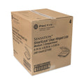 Pactiv Evergreen SENSATION SmartLock Hinged Lid Container, 8.34 x 8.24 x 3.05, Clear, Plastic, 200/Carton