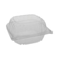 Pactiv Evergreen SENSATION SmartLock Hinged Lid Container, 5.74 x 5.95 x 3.1, Clear, Plastic, 500/Carton