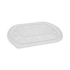 Pactiv Evergreen ClearView MealMaster Lid with Fog Gard Coating, Medium Flat Lid, 8.13 x 6.5 x 0.38, Clear, Plastic, 252/Carton