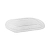 Pactiv Evergreen ClearView MealMaster Lid with Fog Gard Coating, Large Flat Lid, 9.38 x 8 x 0.38, Clear, Plastic, 300/Carton