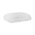 Pactiv Evergreen ClearView MealMaster Lid with Fog Gard Coating, Large Flat Lid, 9.38 x 8 x 0.38, Clear, Plastic, 300/Carton