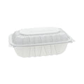 Pactiv Evergreen EarthChoice Vented Microwavable MFPP Hinged Lid Container, 9 x 6 x 3.1, White, Plastic, 170/Carton