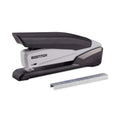 Bostitch EcoStapler Spring-Powered Desktop Stapler, 20-Sheet Capacity, Black/Gray