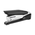 Bostitch InPower Spring-Powered Premium Desktop Stapler, 28-Sheet Capacity, Black/Silver