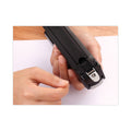 Bostitch InPower Spring-Powered Premium Desktop Stapler, 28-Sheet Capacity, Black/Silver