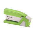 Bostitch InJoy Spring-Powered Compact Stapler, 20-Sheet Capacity, Green