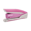 Bostitch InCourage Spring-Powered Desktop Stapler, 20-Sheet Capacity, Pink/White