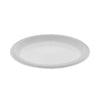 Pactiv Evergreen Meadoware Impact Plastic Dinnerware, Plate, 8.88" dia, White, 400/Carton