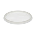 Pactiv Evergreen Newspring DELItainer Microwavable Container Lid, Recessed, 4.55" Diameter x 0.4" h, Translucent, Plastic, 480/Carton