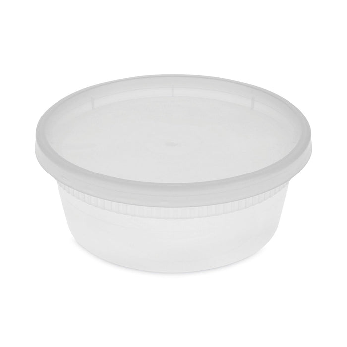 Pactiv Evergreen Newspring DELItainer Microwavable Container, 8 oz, 1.13 x 2.8 x 1.33, Clear, Plastic, 240/Carton
