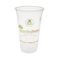 Pactiv Evergreen EarthChoice Compostable Cold Cup, 24 oz, Clear/Printed, 580/Carton