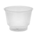 Pactiv Evergreen EarthChoice Recycled Clear Plastic Sundae Dish, 8 oz, 4" dia x 3"h, Clear, 60/Bag, 15 Bags/Carton