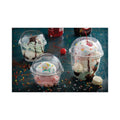 Pactiv Evergreen EarthChoice Recycled Clear Plastic Sundae Dish, 8 oz, 4" dia x 3"h, Clear, 60/Bag, 15 Bags/Carton