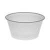 Pactiv Evergreen Plastic Portion Cup, 2 oz, Translucent, 200/Bag, 12 Bags/Carton