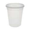 Pactiv Evergreen Newspring DELItainer Microwavable Container, 32 oz, 4 .55 Diameter x 5.55 h, Clear, Plastic, 240/Carton