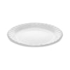 Pactiv Evergreen Placesetter Deluxe Laminated Foam Dinnerware, Plate, 8.88" dia, White, 500/Carton