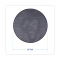 Boardwalk Sanding Screens, 20" Diameter, 120 Grit, Black, 10/Carton