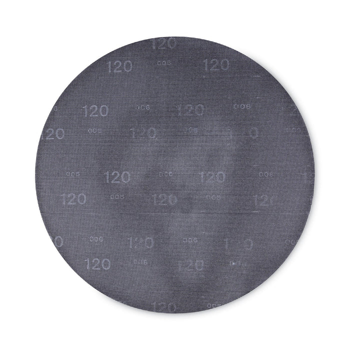Boardwalk Sanding Screens, 20" Diameter, 120 Grit, Black, 10/Carton