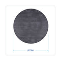 Boardwalk Sanding Screens, 20" Diameter, 100 Grit, Black, 10/Carton