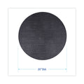 Boardwalk Sanding Screens, 20" Diameter, 60 Grit, Black, 10/Carton