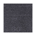 Boardwalk Sanding Screens, 17" Diameter, 60 Grit, Black, 10/Carton