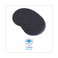 Boardwalk Sanding Screens, 17" Diameter, 60 Grit, Black, 10/Carton