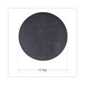 Boardwalk Sanding Screens, 17" Diameter, 60 Grit, Black, 10/Carton