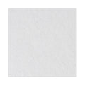 Boardwalk Polishing Floor Pads, 24" Diameter, White, 5/Carton