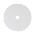 Boardwalk Polishing Floor Pads, 24" Diameter, White, 5/Carton