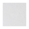 Boardwalk Polishing Floor Pads, 21" Diameter, White, 5/Carton