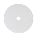 Boardwalk Polishing Floor Pads, 21" Diameter, White, 5/Carton