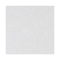 Boardwalk Polishing Floor Pads, 20" Diameter, White, 5/Carton