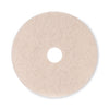 Boardwalk Natural Hog Hair Burnishing Floor Pads, 20" Diameter, Tan, 5/Carton