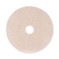 Boardwalk Natural Hog Hair Burnishing Floor Pads, 20" Diameter, Tan, 5/Carton