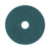 Boardwalk Heavy-Duty Scrubbing Floor Pads, 20" Diameter, Green, 5/Carton