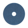 Boardwalk Scrubbing Floor Pads, 20" Diameter, Blue, 5/Carton