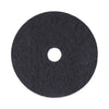 Boardwalk Stripping Floor Pads, 20" Diameter, Black, 5/Carton