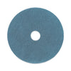Boardwalk Burnishing Floor Pads, 20" Diameter, Aqua, 5/Carton