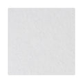 Boardwalk Polishing Floor Pads, 19" Diameter, White, 5/Carton