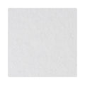 Boardwalk Polishing Floor Pads, 18" Diameter, White, 5/Carton