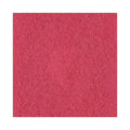 Boardwalk Buffing Floor Pads, 18" Diameter, Red, 5/Carton