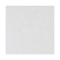 Boardwalk Polishing Floor Pads, 17" Diameter, White, 5/Carton