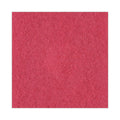 Boardwalk Buffing Floor Pads, 17" Diameter, Red, 5/Carton